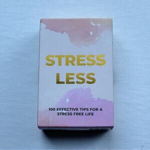 Stress Less 100 Effective Tips For a Stress Free Life Deck of Cards New in Box